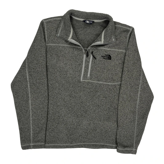 The North Face Fleece - Large Grey Polyester