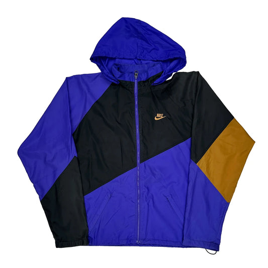 80S Nike Windbreaker - XL Blue Polyester