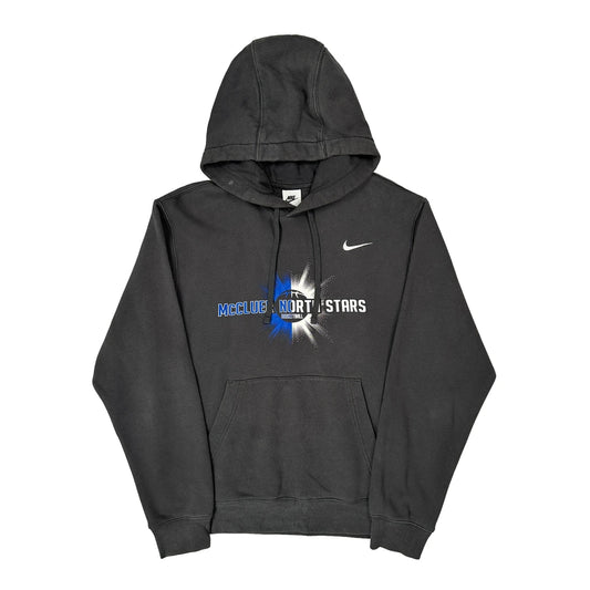 Vintage Mccluer North Stars Nike College Hoodie - Medium Black Cotton