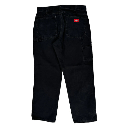 Vintage Dickies Carpenter Trousers - 33W 30L Black Cotton