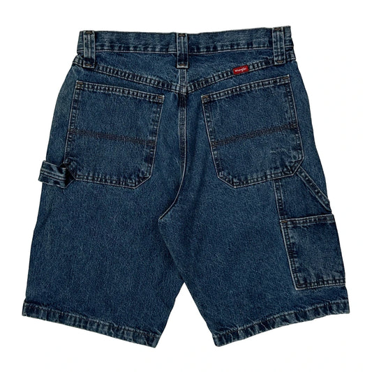 Vintage Wrangler Carpenter Shorts - 30W 9L Blue Cotton