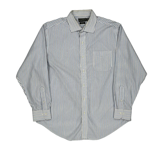 Ralph Lauren Striped Shirt - XL Blue Cotton