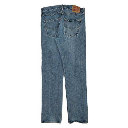 501 Levis Jeans - 32W 34L Blue Denim