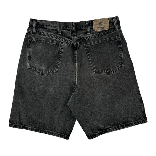 Vintage Wrangler Denim Shorts - 34W 9L Black Cotton