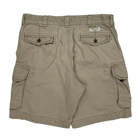 Polo By Ralph Lauren Cargo Shorts - 36W 10L Beige Cotton