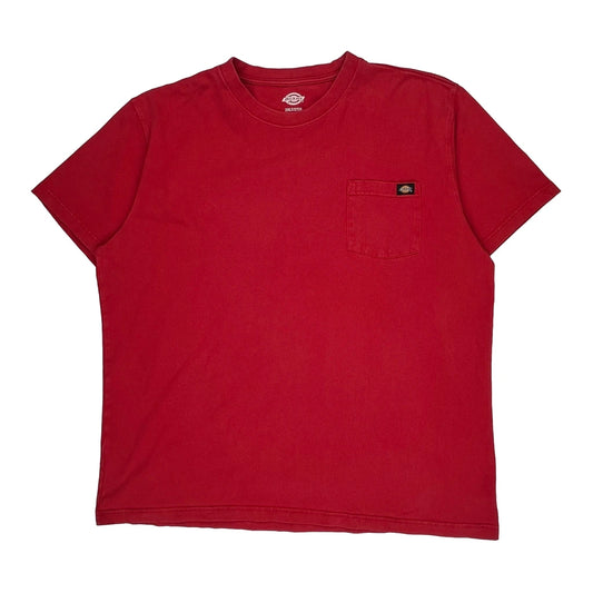 Dickies T-Shirt - 2XL Red Cotton