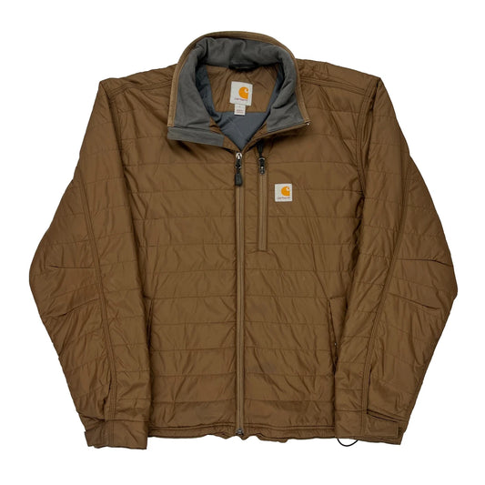 Carhartt Puffer - Large Brown Nylon