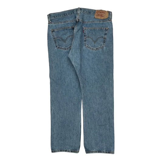 501 Levis Jeans - 36W 29L Blue Cotton