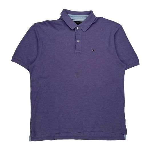 Vintage Tommy Hilfiger Polo Shirt - XL Purple Cotton
