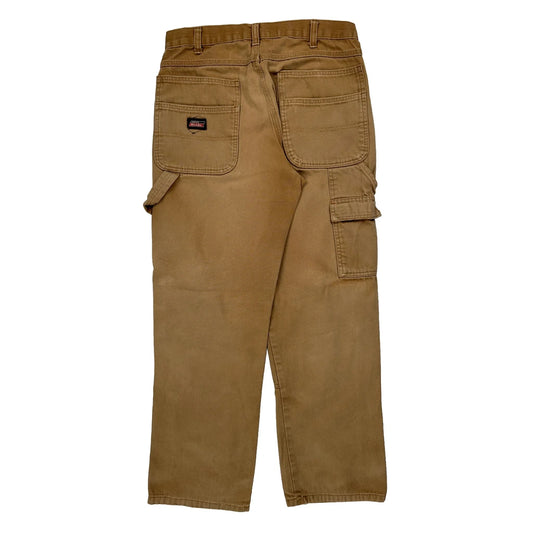 Vintage Dickies Carpenter Trousers - 30W 30L Brown Cotton