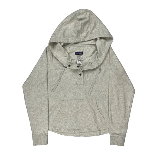 Patagonia Hoodie - Large Grey Cotton Blend
