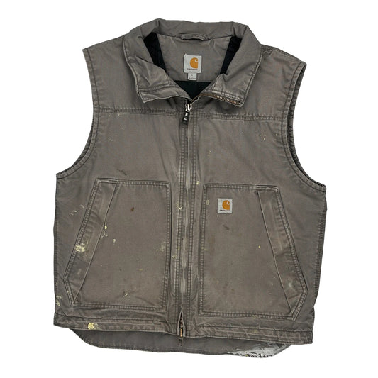Carhartt Gilet - Large Grey Cotton