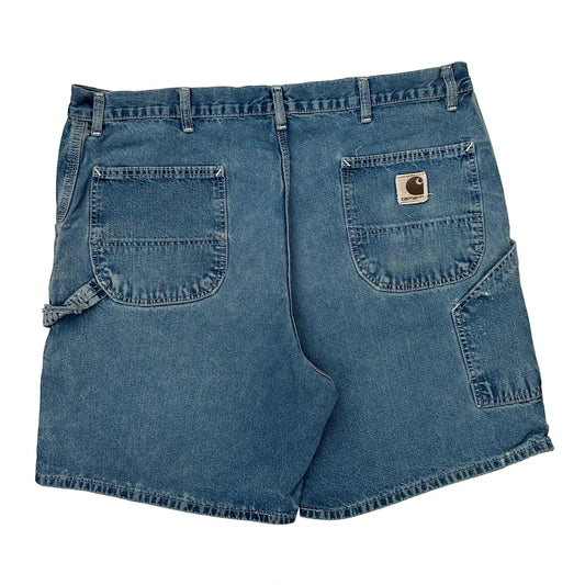 Carhartt Carpenter Shorts - 38W 9L Blue Denim