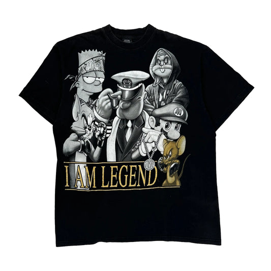 Cotton Heritage Graphic T-Shirt - 3XL Black Cotton