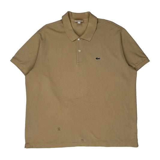 Lacoste Polo Shirt - 3XL Beige Cotton