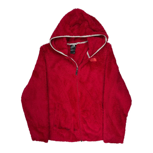 The North Face Fleece - Large Red Polyester