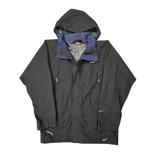 Vintage Patagonia Waterproof Jacket - Large Black Gore-Tex