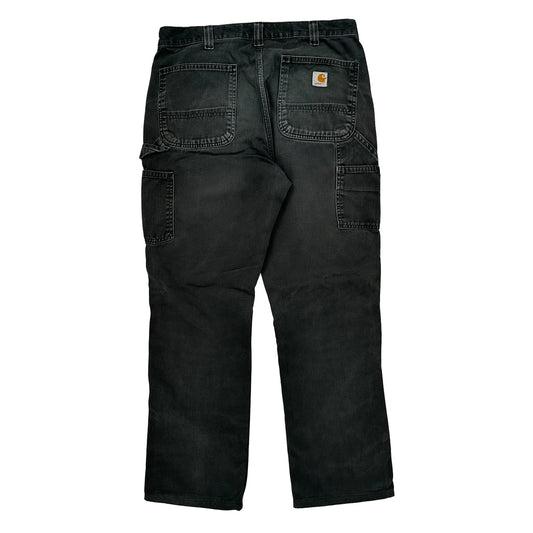 Vintage Carhartt Carpenter Trousers - 32W 31L Black Cotton