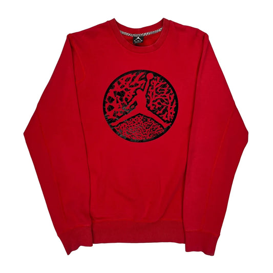 Jordan Graphic Sweatshirt - XL Red Cotton