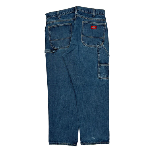 Dickies Carpenter Jeans - 35W 30L Blue Cotton