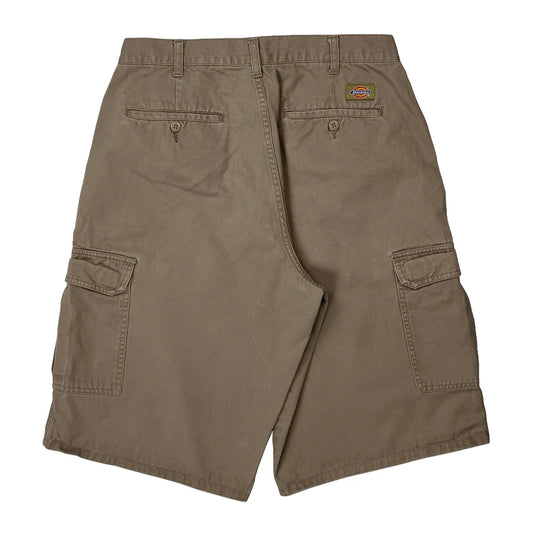 Vintage Dickies Cargo Shorts - 30W 12L Khaki Cotton