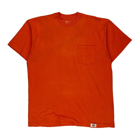Dickies T-Shirt - XL Orange Cotton
