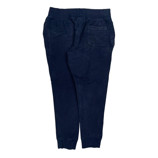 Vintage Reverse Weave Champion Joggers - XL Navy Cotton Blend