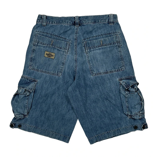 Union Bay Cargo Shorts - 29W 12L Blue Cotton