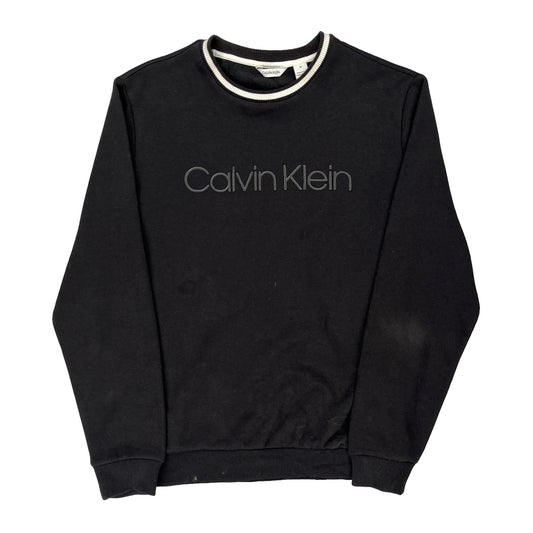 Calvin Klein Sweatshirt - Medium Black Cotton