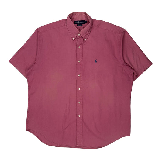 Blaire Ralph Lauren Short Sleeve Shirt - XL Red Cotton