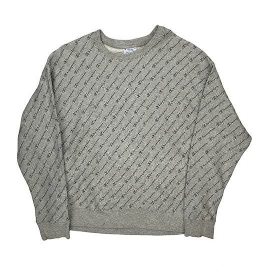 Reverse Weave Champion Sweatshirt - 2XL Grey Cotton Blend