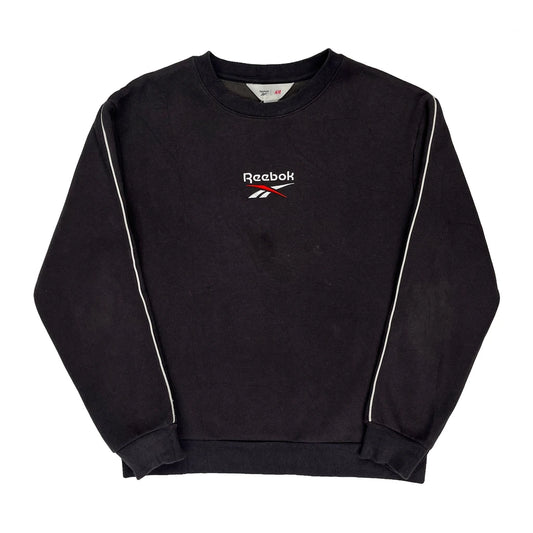 Age 12-14 Reebok Sweatshirt - Large Black Cotton
