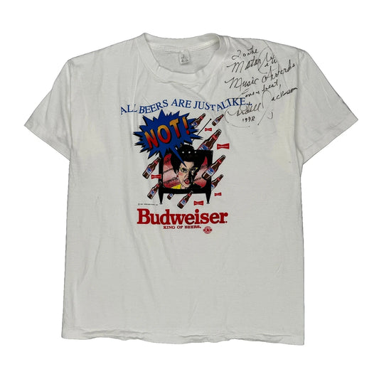 Unbranded Graphic T-Shirt - Large White Cotton