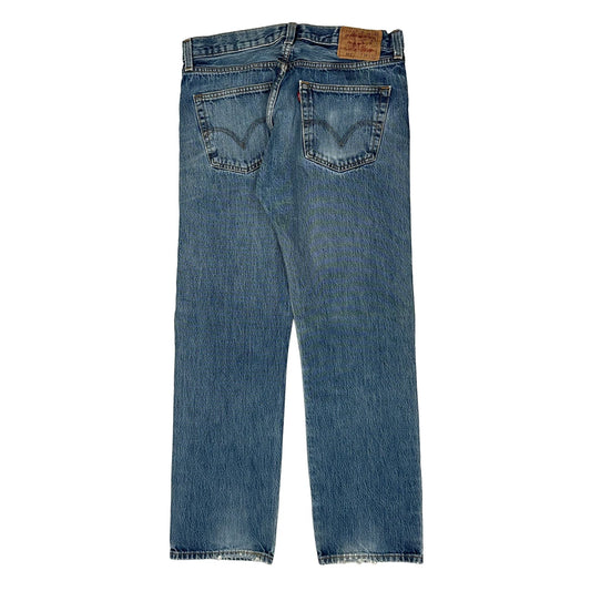 501 Levis Jeans - 34W 31L Blue Denim