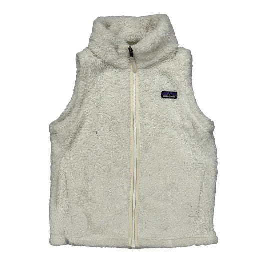 Age 12 Patagonia Gilet - Large Cream Polyester