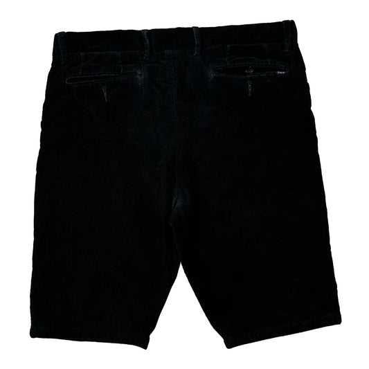 Vintage Polo By Ralph Lauren Slim Fit Shorts - 32W 12L Black Corduroy