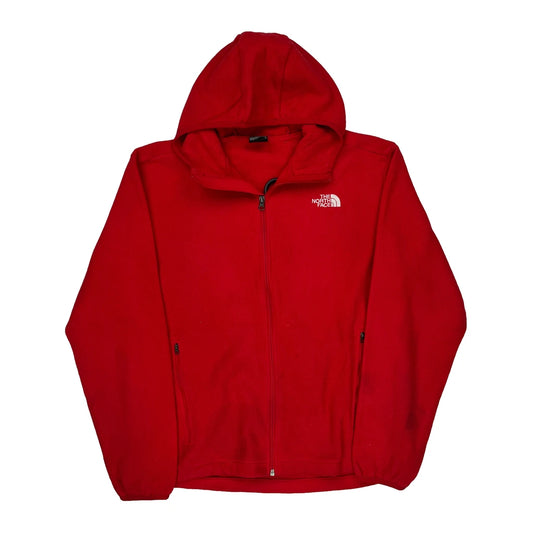 The North Face Fleece - Large Red Polyester
