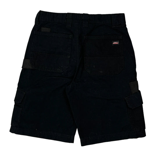 Vintage Dickies Cargo Shorts - 30W 10L Black Cotton