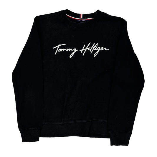 Tommy Hilfiger Sweatshirt - Small Black Cotton