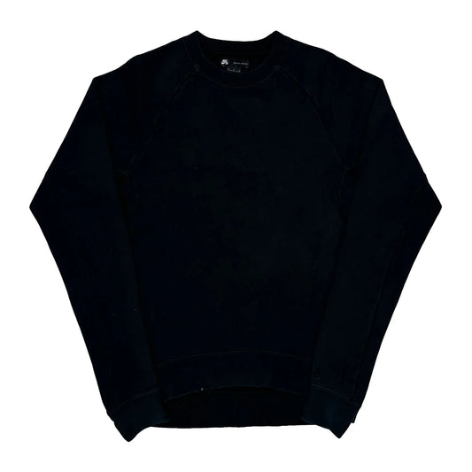 Vintage Nike Sb Sweatshirt - Medium Black Cotton