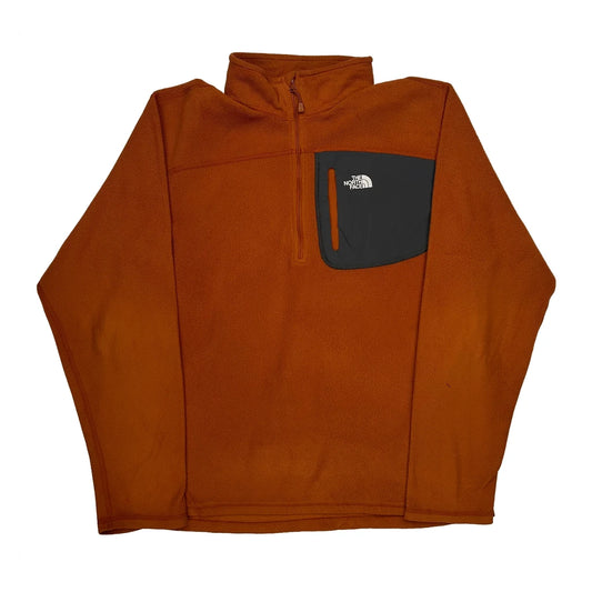 Vintage The North Face Fleece - Large Orange Polyester