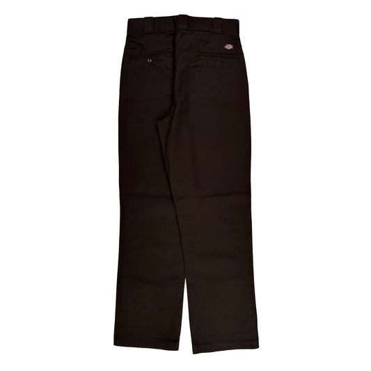 Dickies Trousers - 32W 34L Brown Polyester Blend