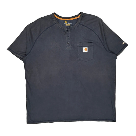 Carhartt T-Shirt - 2XL Blue Cotton