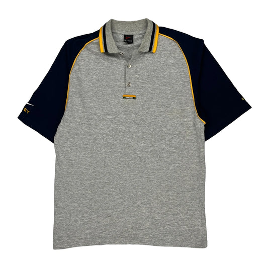 Nike Polo Shirt - Medium Grey Cotton
