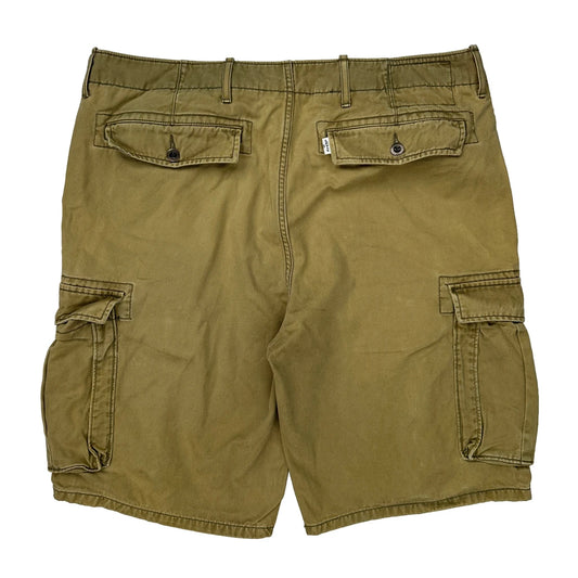 Levis Cargo Cargo Shorts - 36W 9L Khaki Cotton