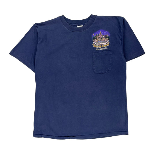 Cocoa Beach, Fl Ron Jon Single Stitch T-Shirt - XL Blue Cotton