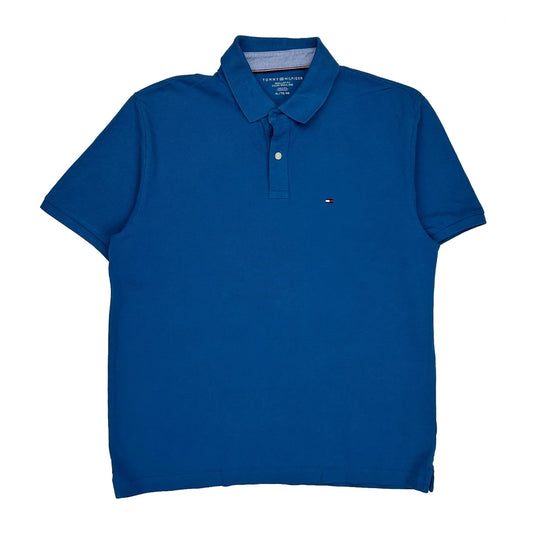 Vintage Tommy Hilfiger Polo Shirt - XL Blue Cotton