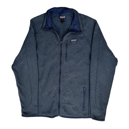 Vintage Patagonia Fleece Jacket - 2XL Blue Polyester