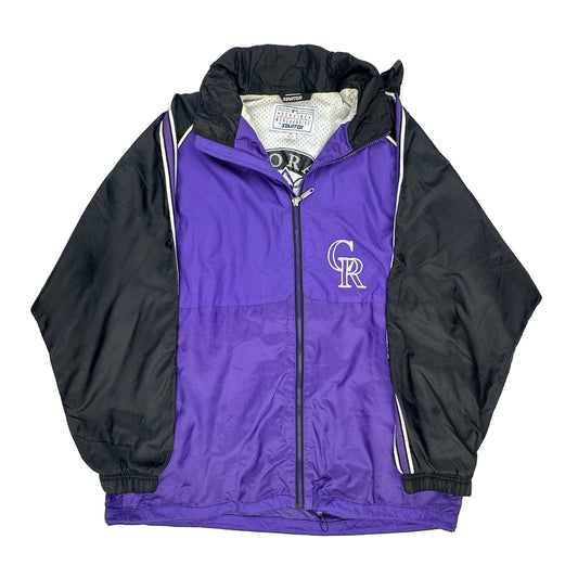 Colorado Rockies Starter Mlb Jacket - XL Black Polyester