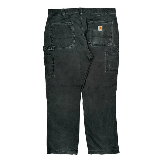 Carhartt Carpenter Trousers - 35W 30L Grey Cotton